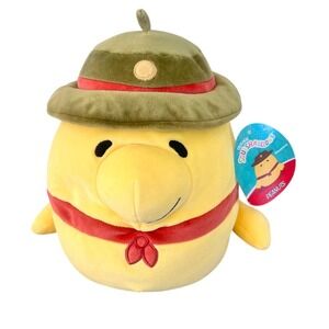 NWT Squishmallow 8 inch Peanuts Woodstock Plush in Beagle Scout Outfit Brand New